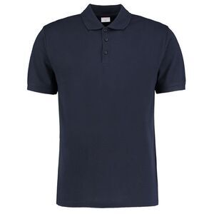 Kustom Kit Mens Slim Fit Polo Shirt / Navy Blue